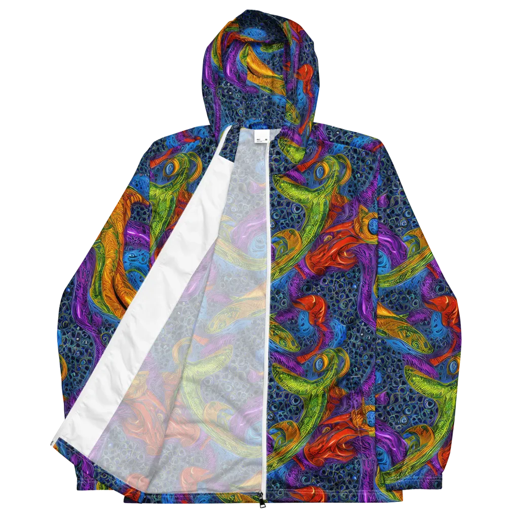 Reef of Fire on Men's Windbreaker — Front