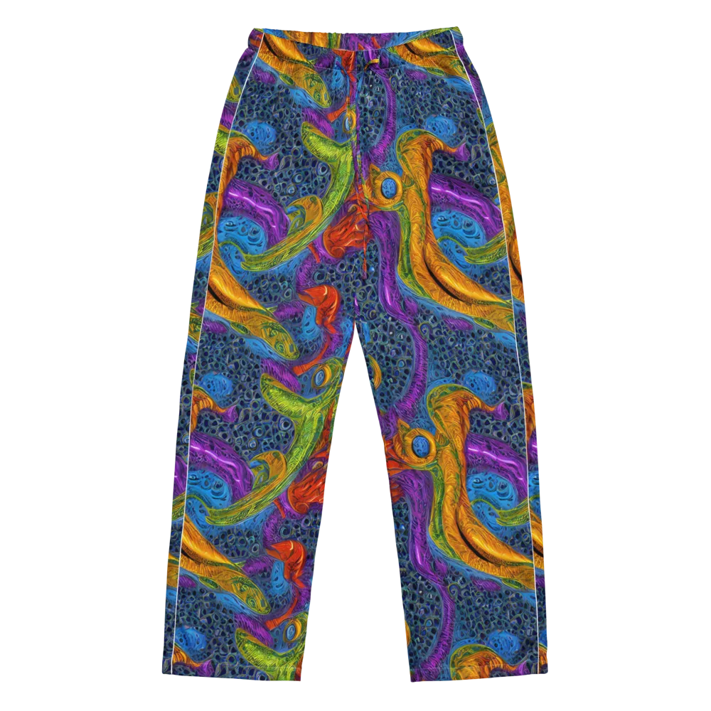 Reef of Fire on Women's Pajama Pants — Front