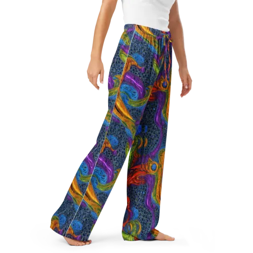 Reef of Fire on a Women's Pajama Pants