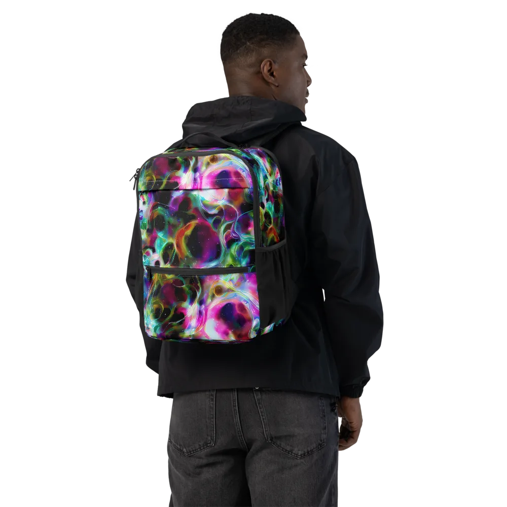 Starfire Marble on Utility Backpack — Back