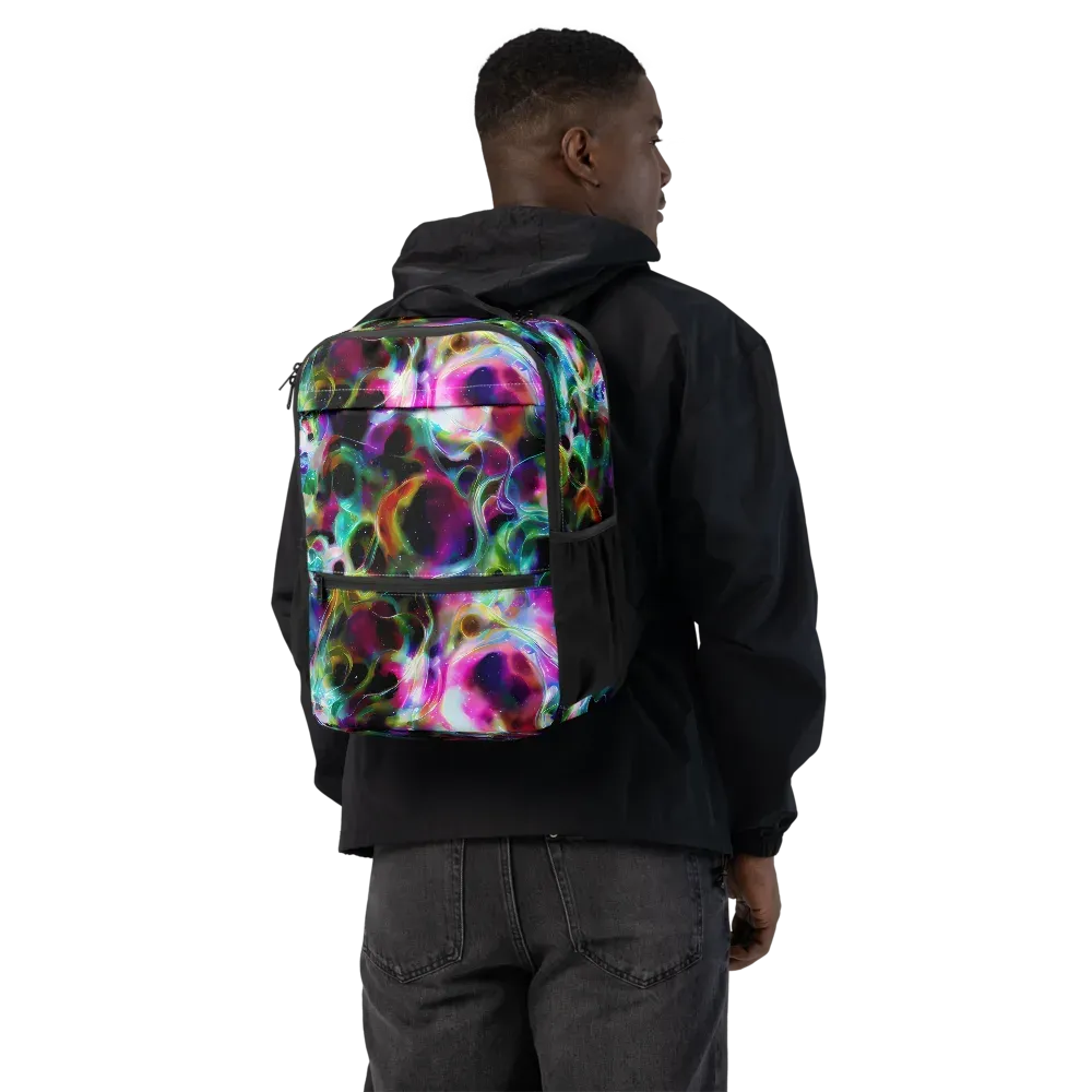 Starfire Marble on Utility Backpack — Back
