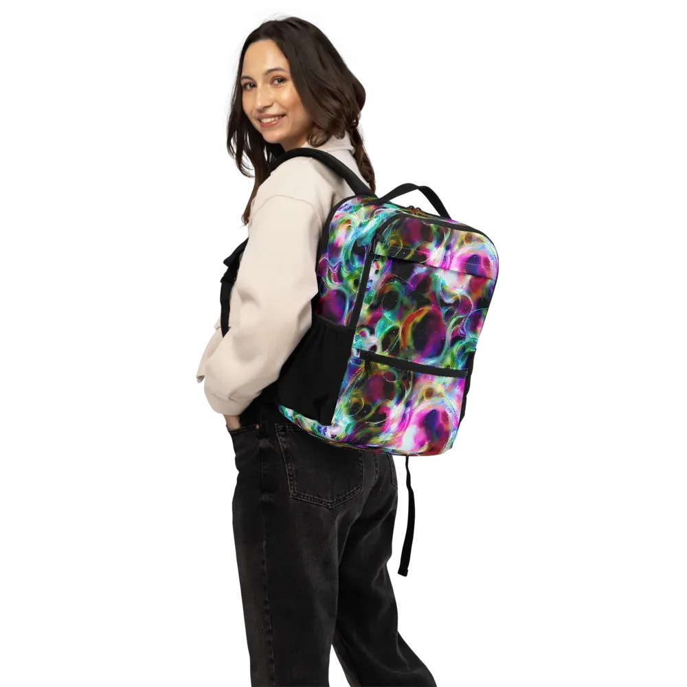 Starfire Marble on Utility Backpack — Back