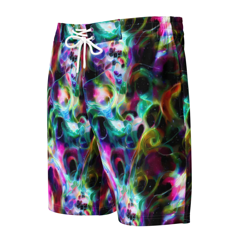 Starfire Marble on Men's Board Shorts — Front
