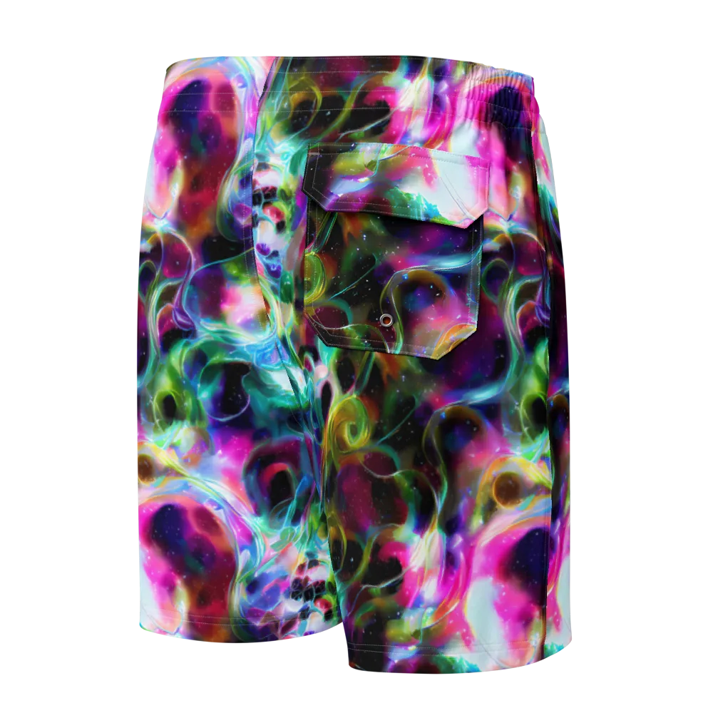 Starfire Marble on Men's Board Shorts — Back