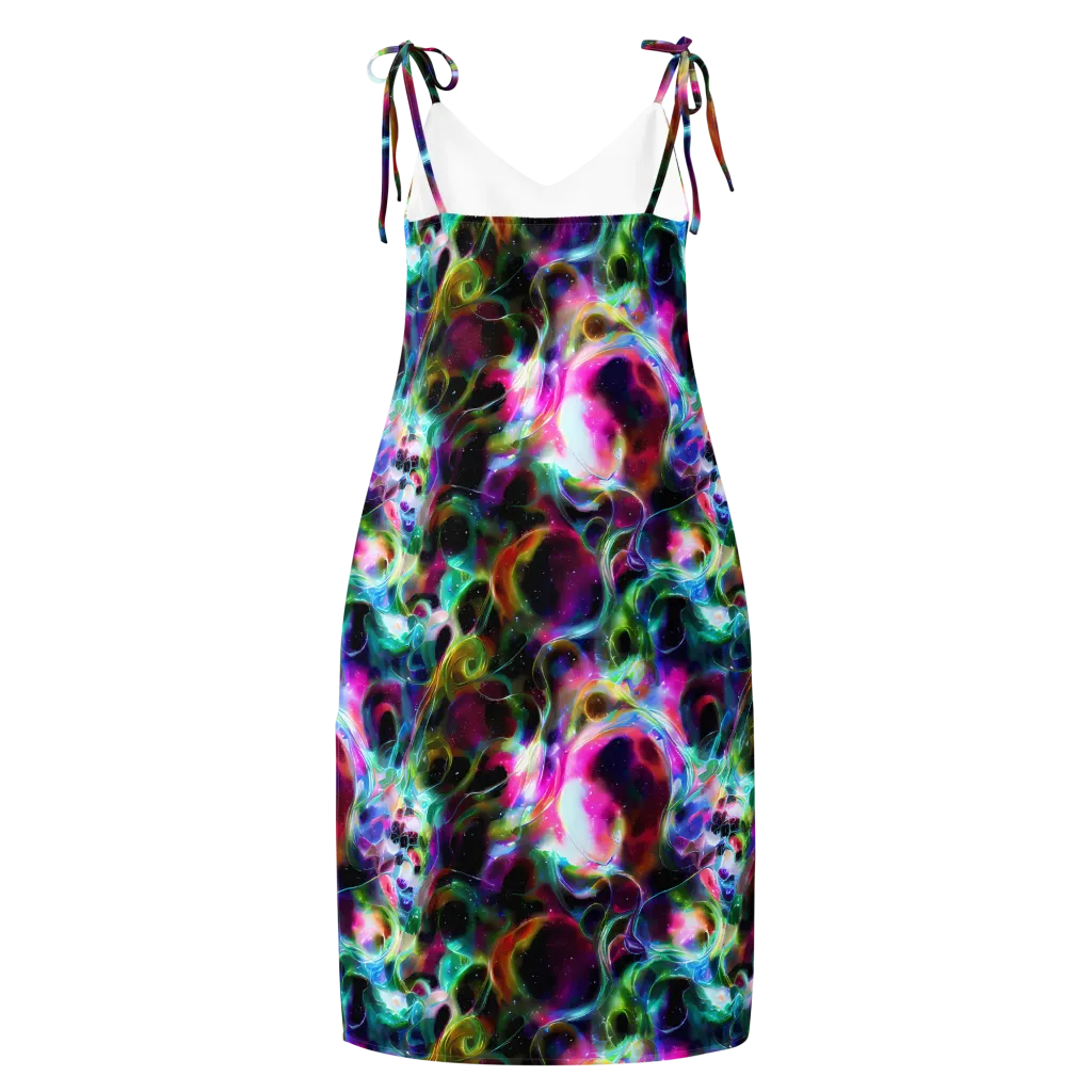 Starfire Marble on Slip Dress — Back