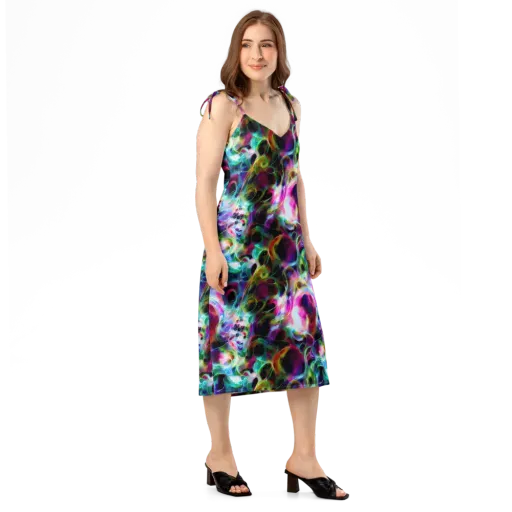 Starfire Marble on a Slip Dress