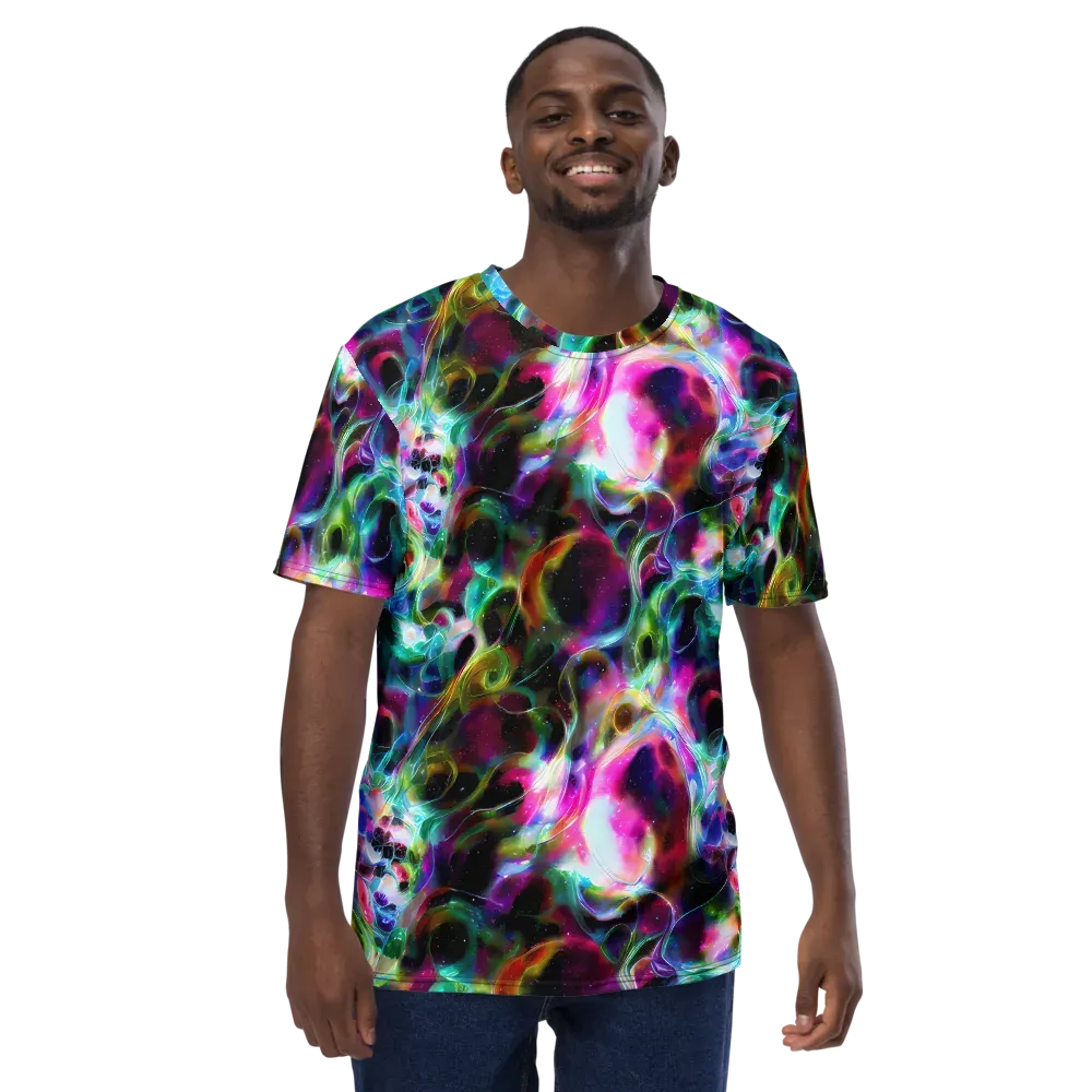 Starfire Marble on Men's Crew Neck T-Shirt — Front