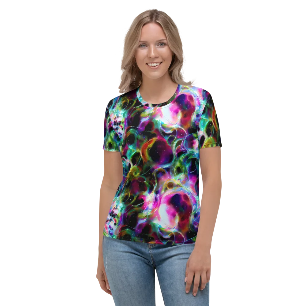 Starfire Marble on Women's Crew Neck T-Shirt — Front
