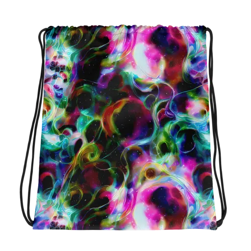Starfire Marble on a Drawstring Bag