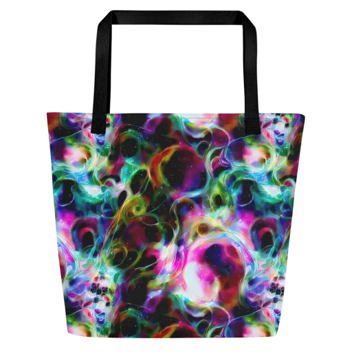 Starfire Marble on a Large Tote Bag W/ Pocket
