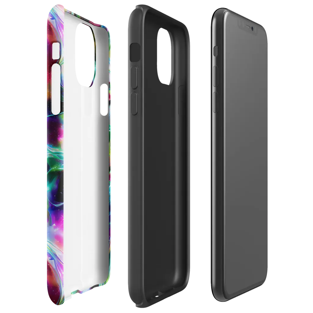 Starfire Marble on Tough Case for iPhone® — Right