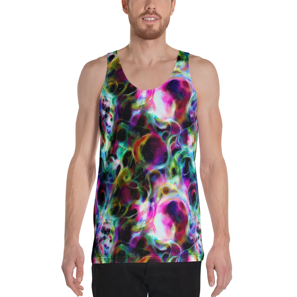 Starfire Marble on Men's Tank Top — Front