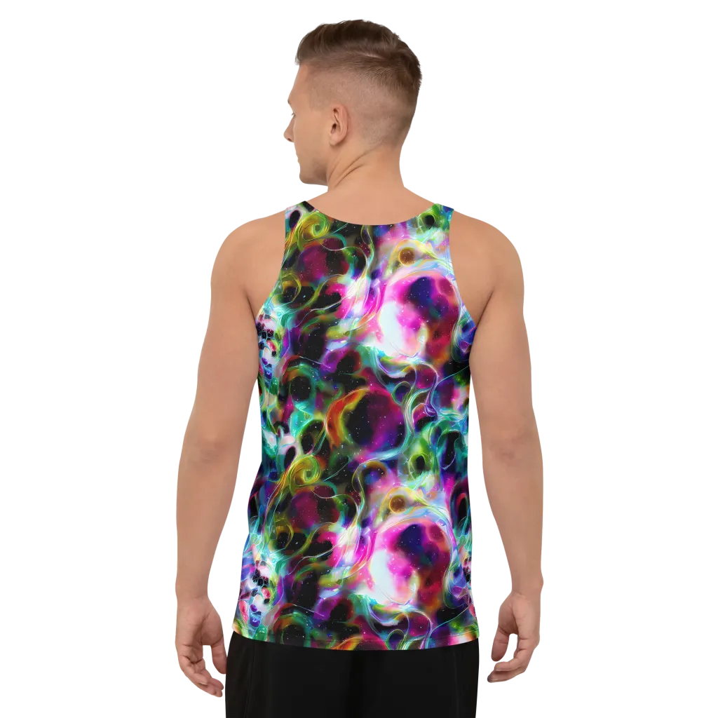 Starfire Marble on Men's Tank Top — Back