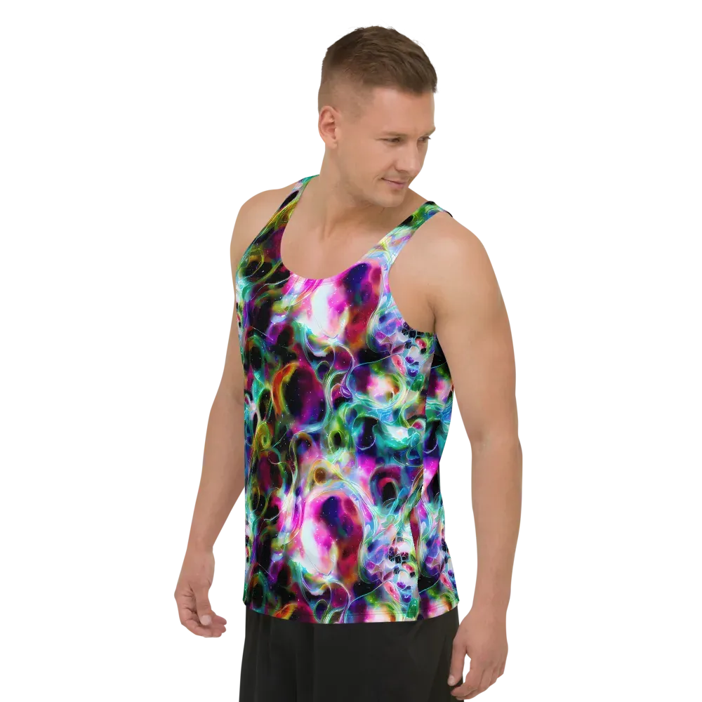 Starfire Marble on Men's Tank Top — Left Front