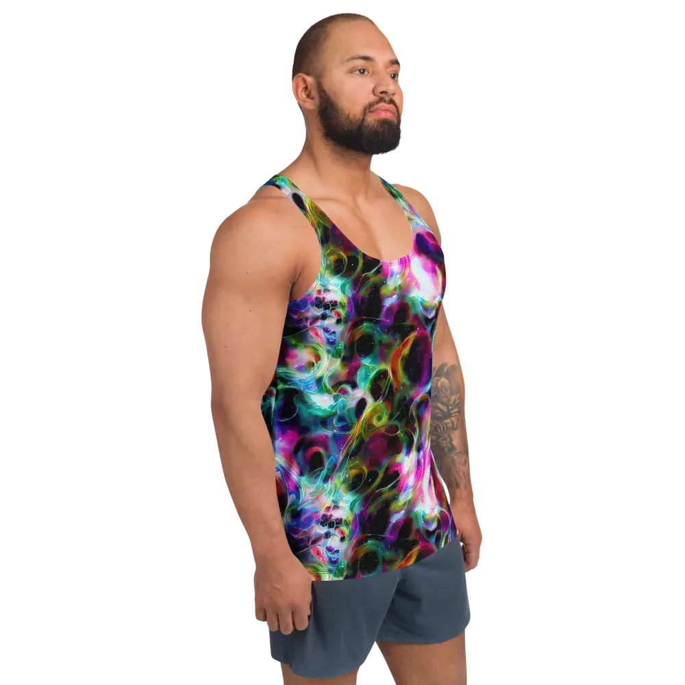 Starfire Marble on Men's Tank Top — Right Front