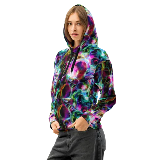 Starfire Marble on a Cotton Hoodie