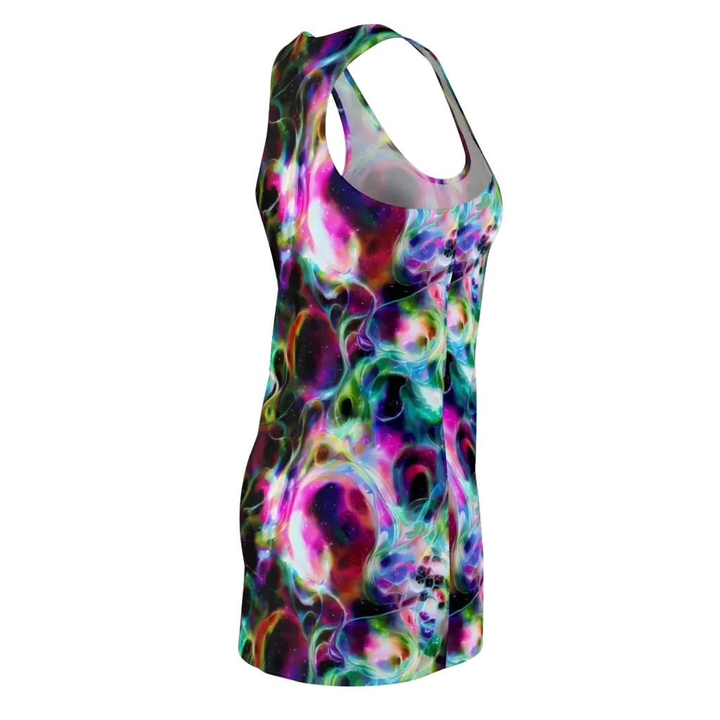 Starfire Marble on Racerback Dress — Back Side
