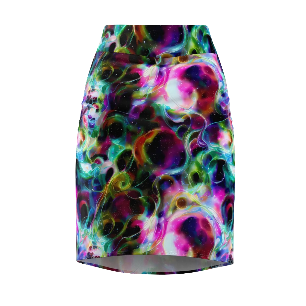 Starfire Marble on Pencil Skirt — Front