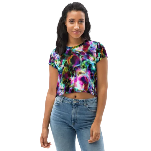 Starfire Marble on a Crop Tee