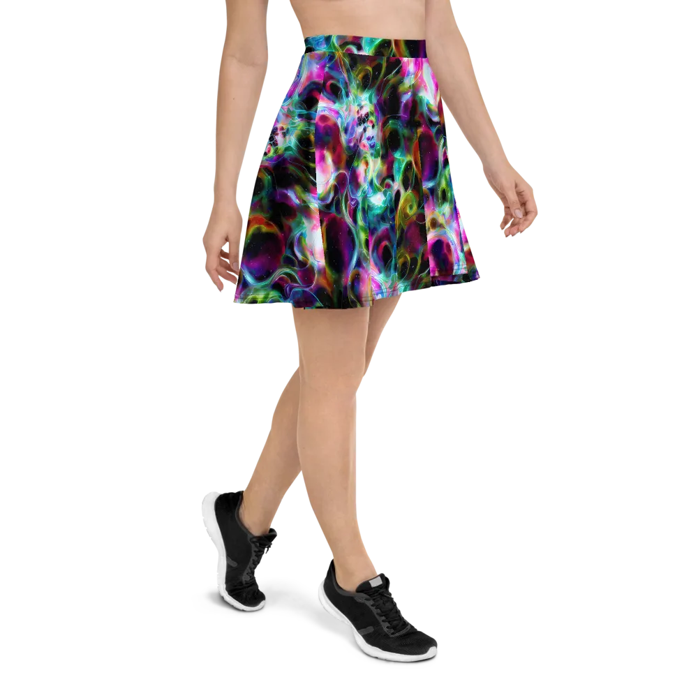 Starfire Marble on Skater Skirt — Right