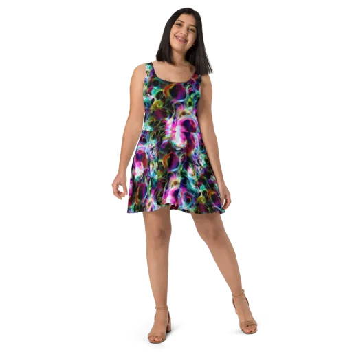 Starfire Marble on a Skater Dress