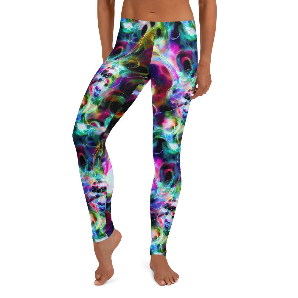 Starfire Marble on Leggings — Front
