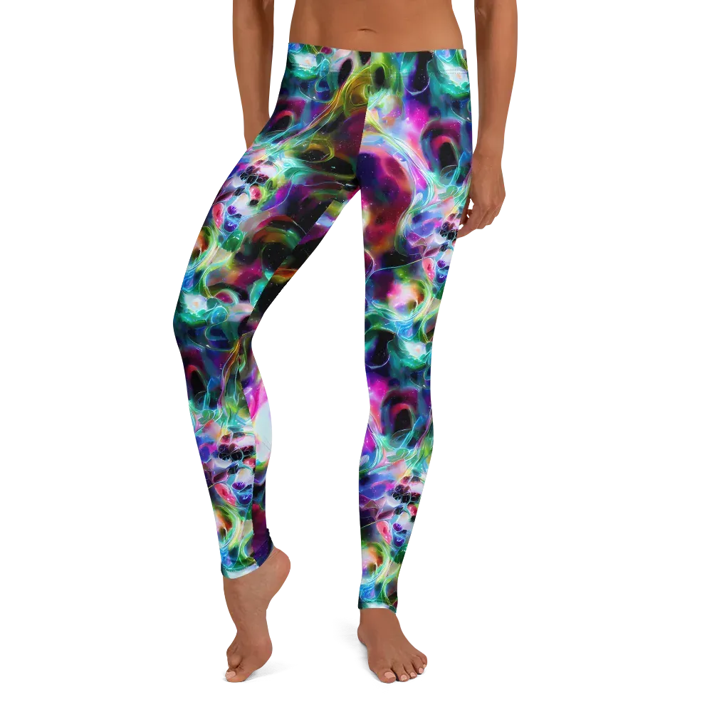 Starfire Marble on Leggings — Front