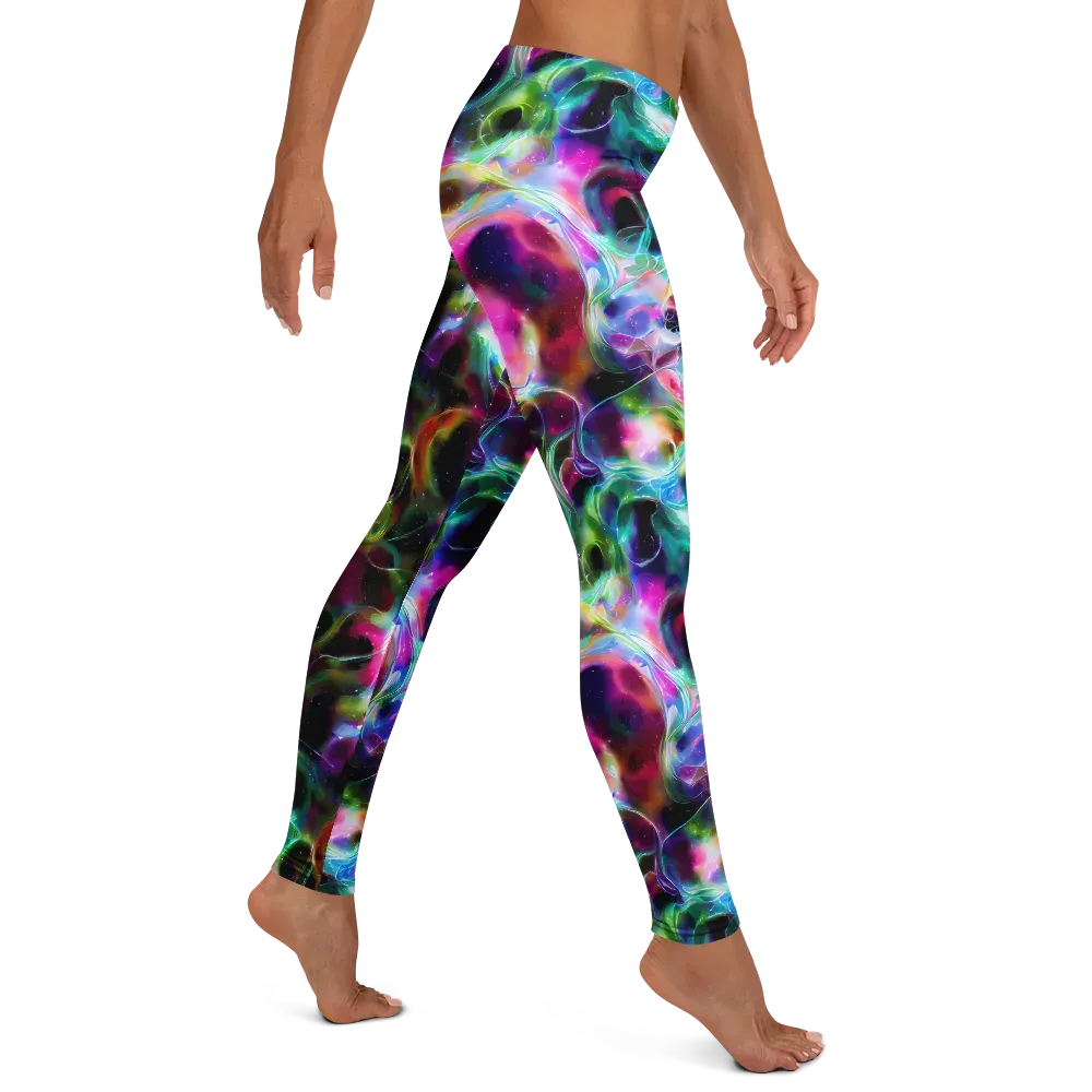 Starfire Marble on Leggings — Right
