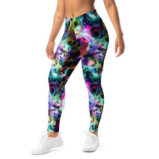 Starfire Marble on a Leggings