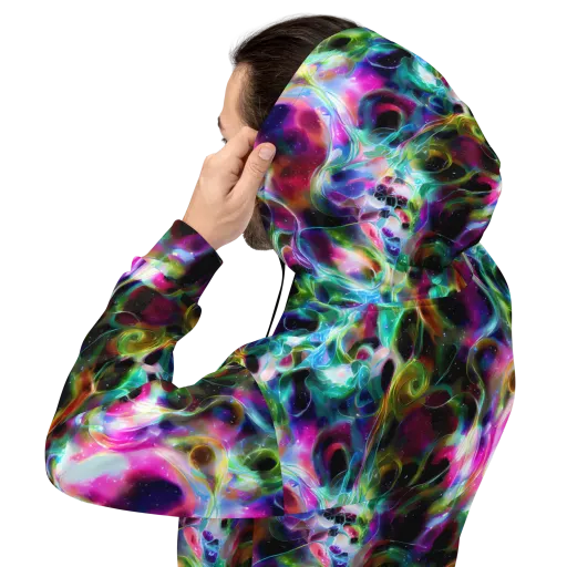 Starfire Marble on a Hoodie