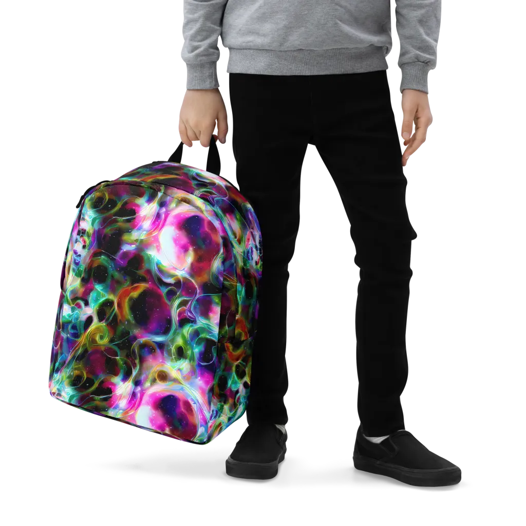 Starfire Marble on Minimalist Backpack — Zoomed-in