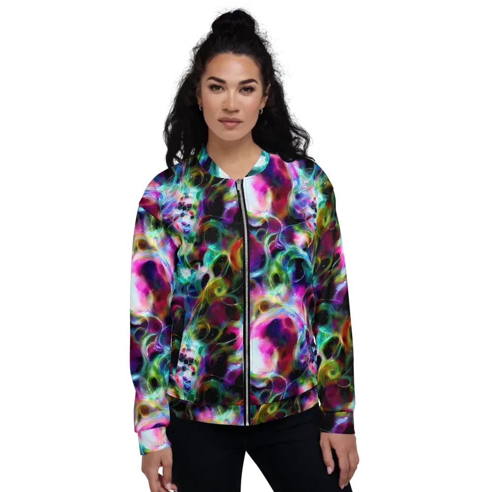 Starfire Marble on Bomber Jacket — Front