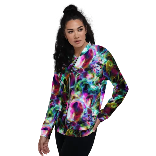 Starfire Marble on a Bomber Jacket