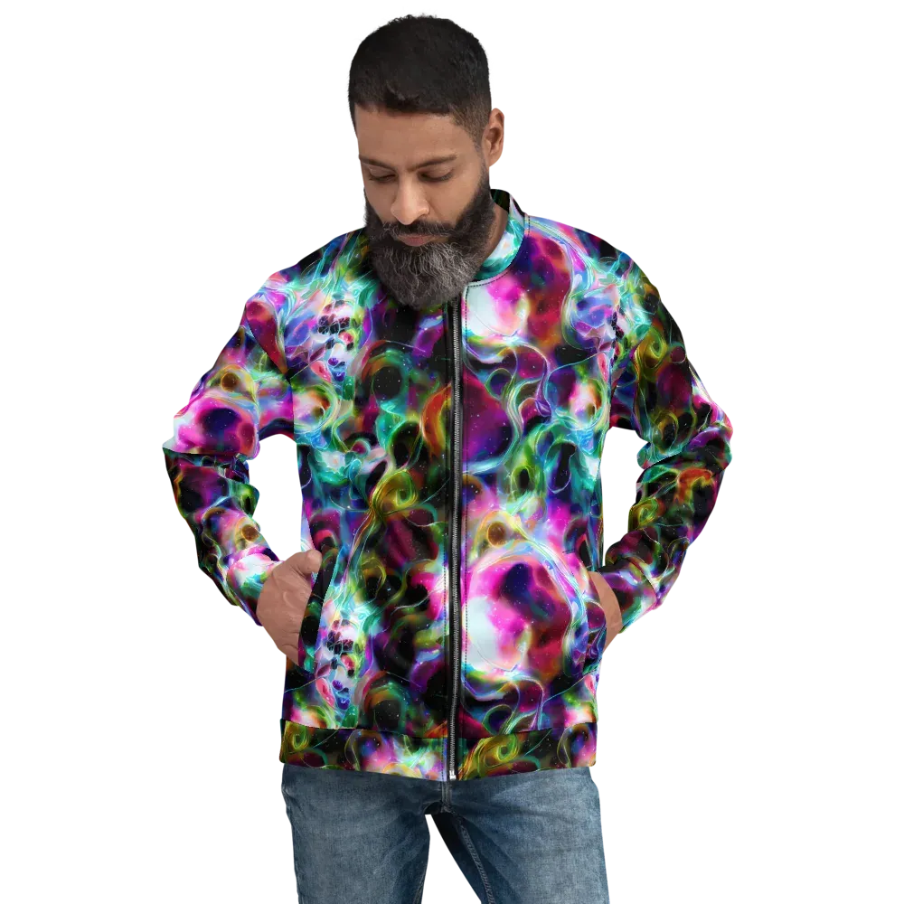 Starfire Marble on Bomber Jacket — Front