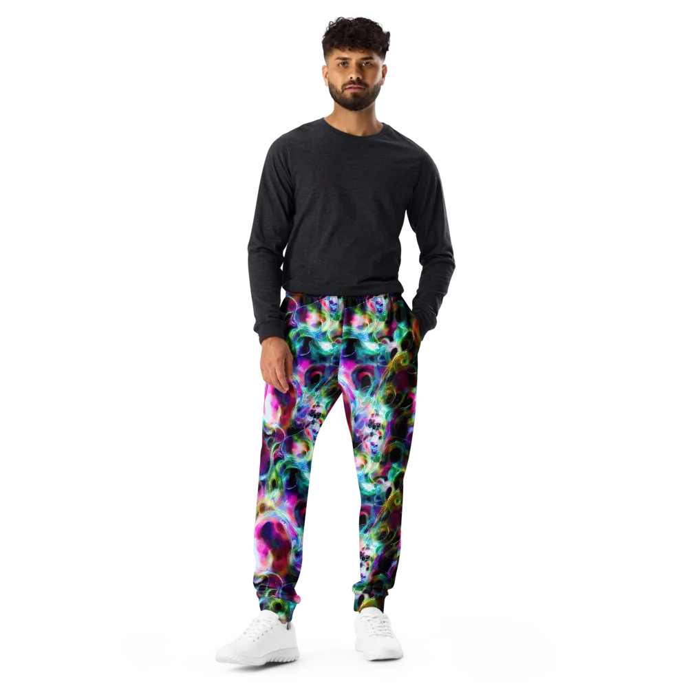 Starfire Marble on Men's Joggers — Front