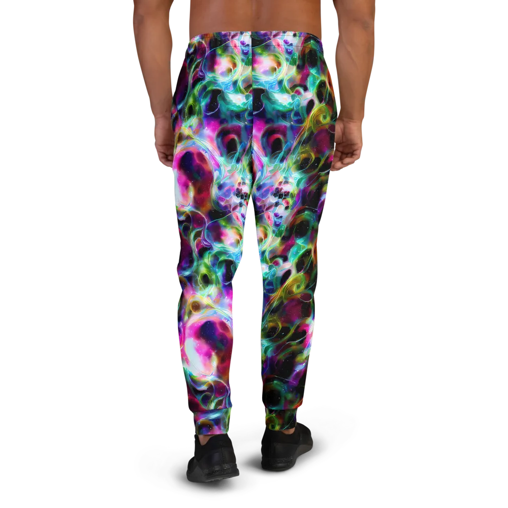Starfire Marble on Men's Joggers — Back