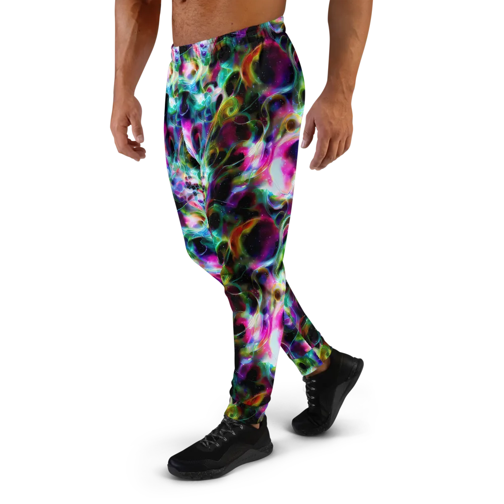 Starfire Marble on Men's Joggers — Left