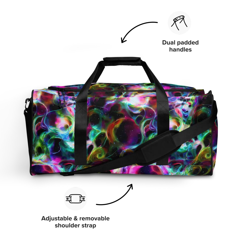 Starfire Marble on Duffle Bag — Front