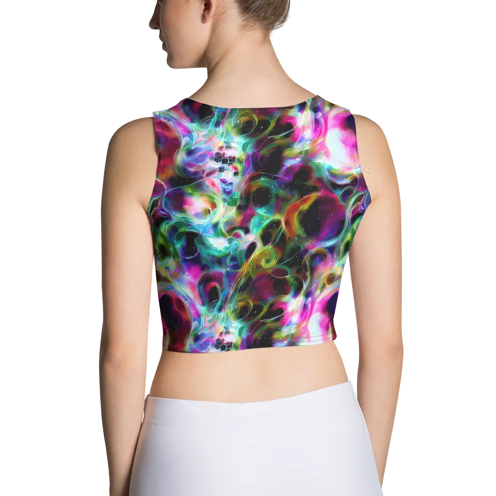 Starfire Marble on Crop Top — Back
