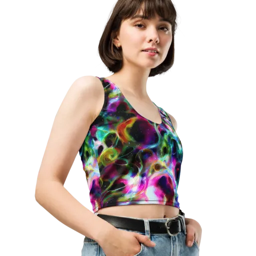 Starfire Marble on a Crop Top