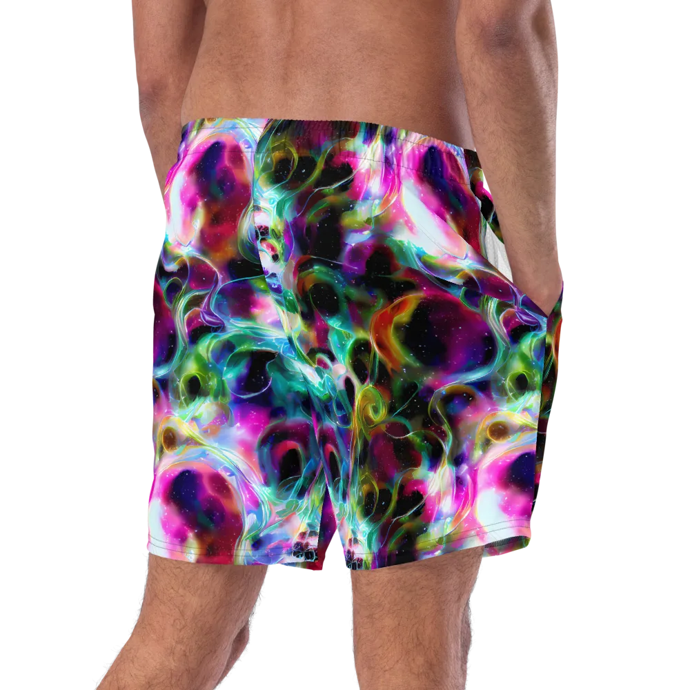 Starfire Marble on Swim Trunks — Right Back