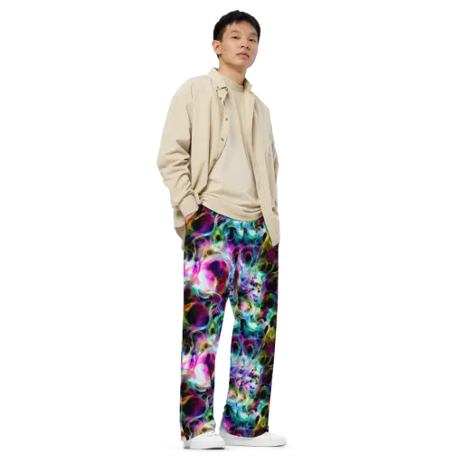 Starfire Marble on a Wide-Leg Pants