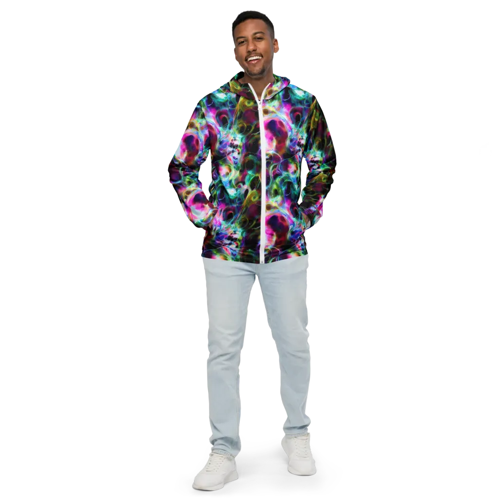 Starfire Marble on Men's Windbreaker — Front