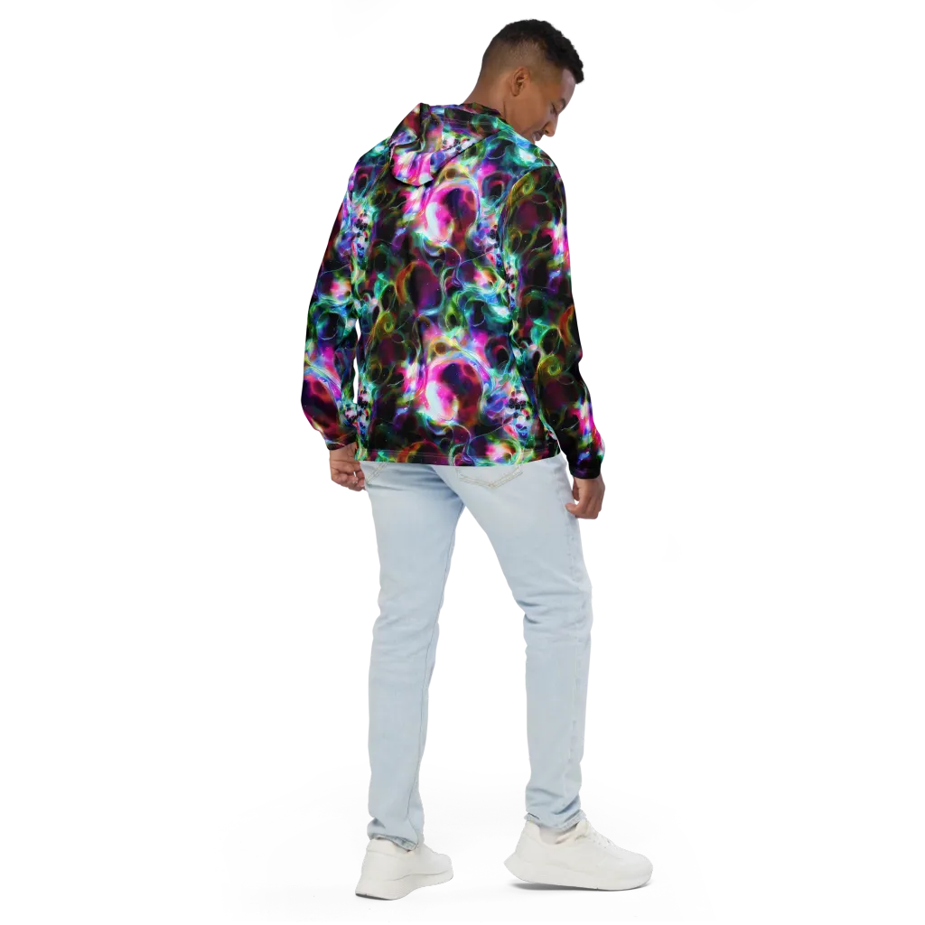 Starfire Marble on Men's Windbreaker — Back