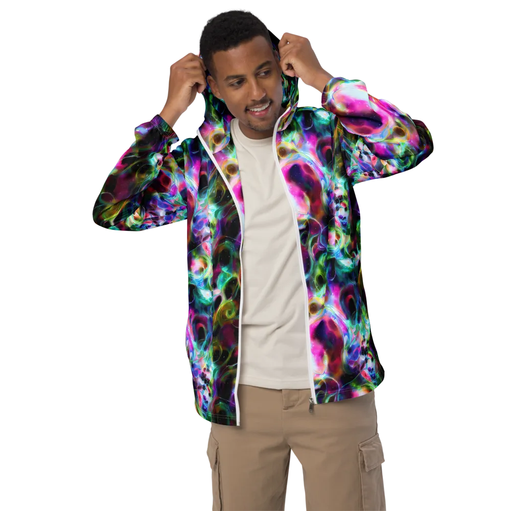 Starfire Marble on Men's Windbreaker — Front