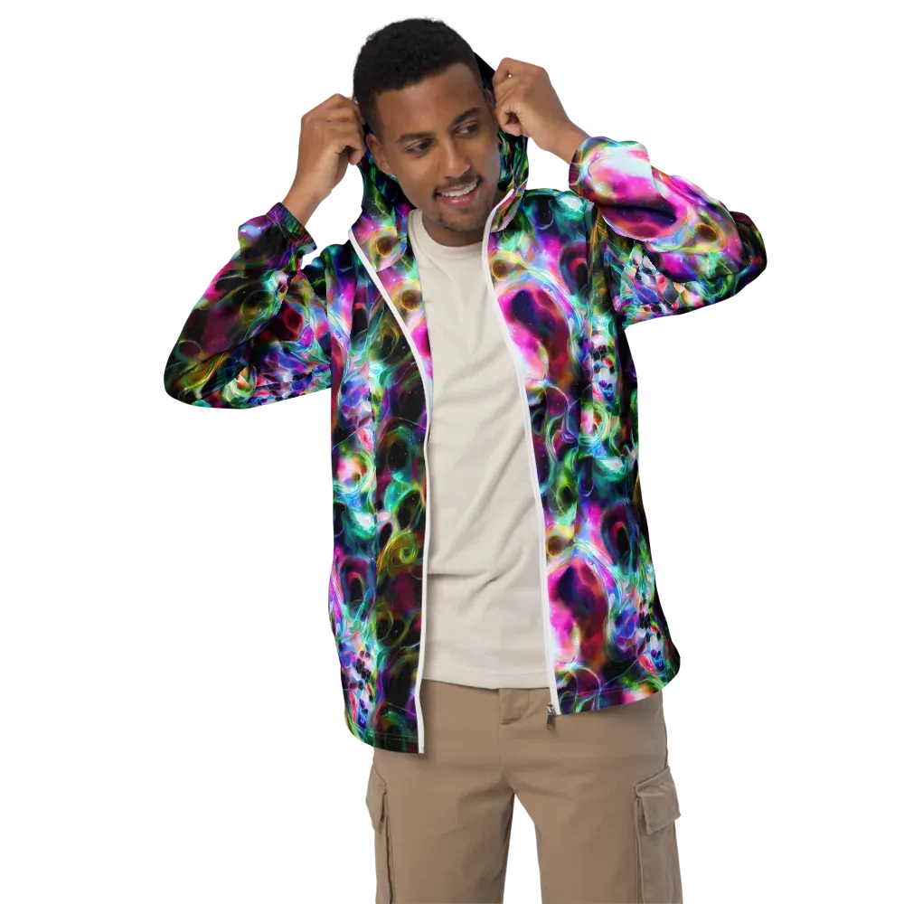 Starfire Marble on Men's Windbreaker — Front