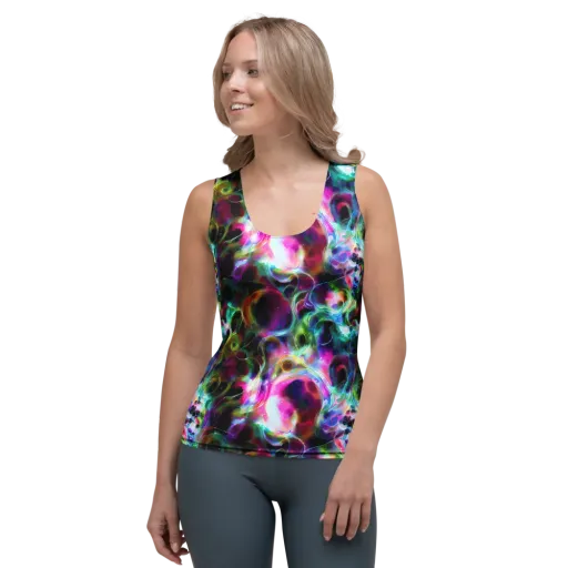Starfire Marble on a Women's Tank Top