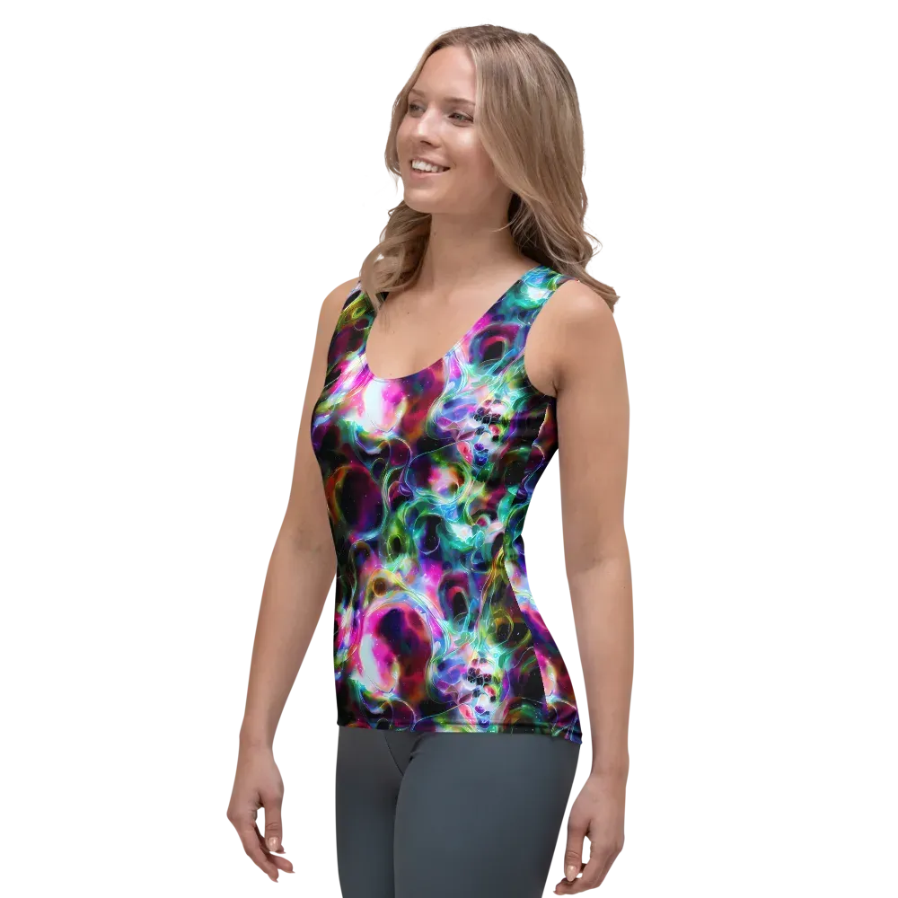 Starfire Marble on Women's Tank Top — Left Front