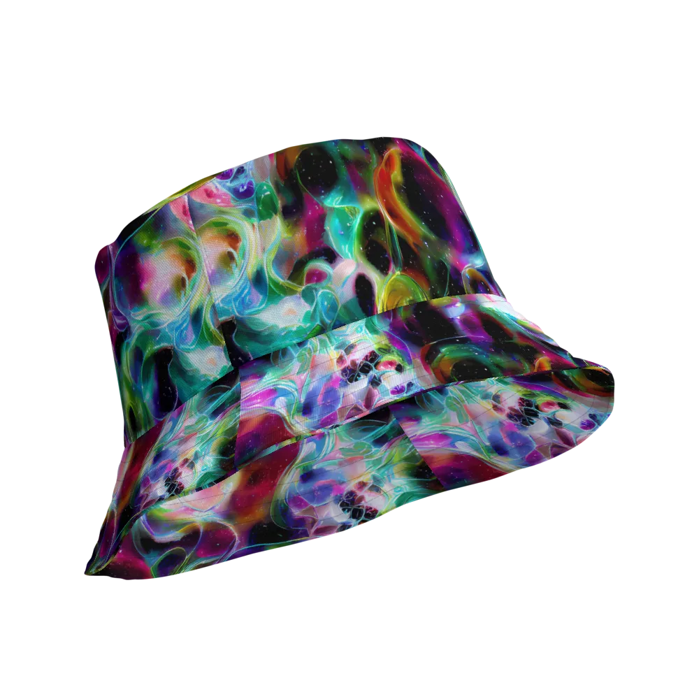 Starfire Marble on Reversible Bucket Hat — Product details Outside