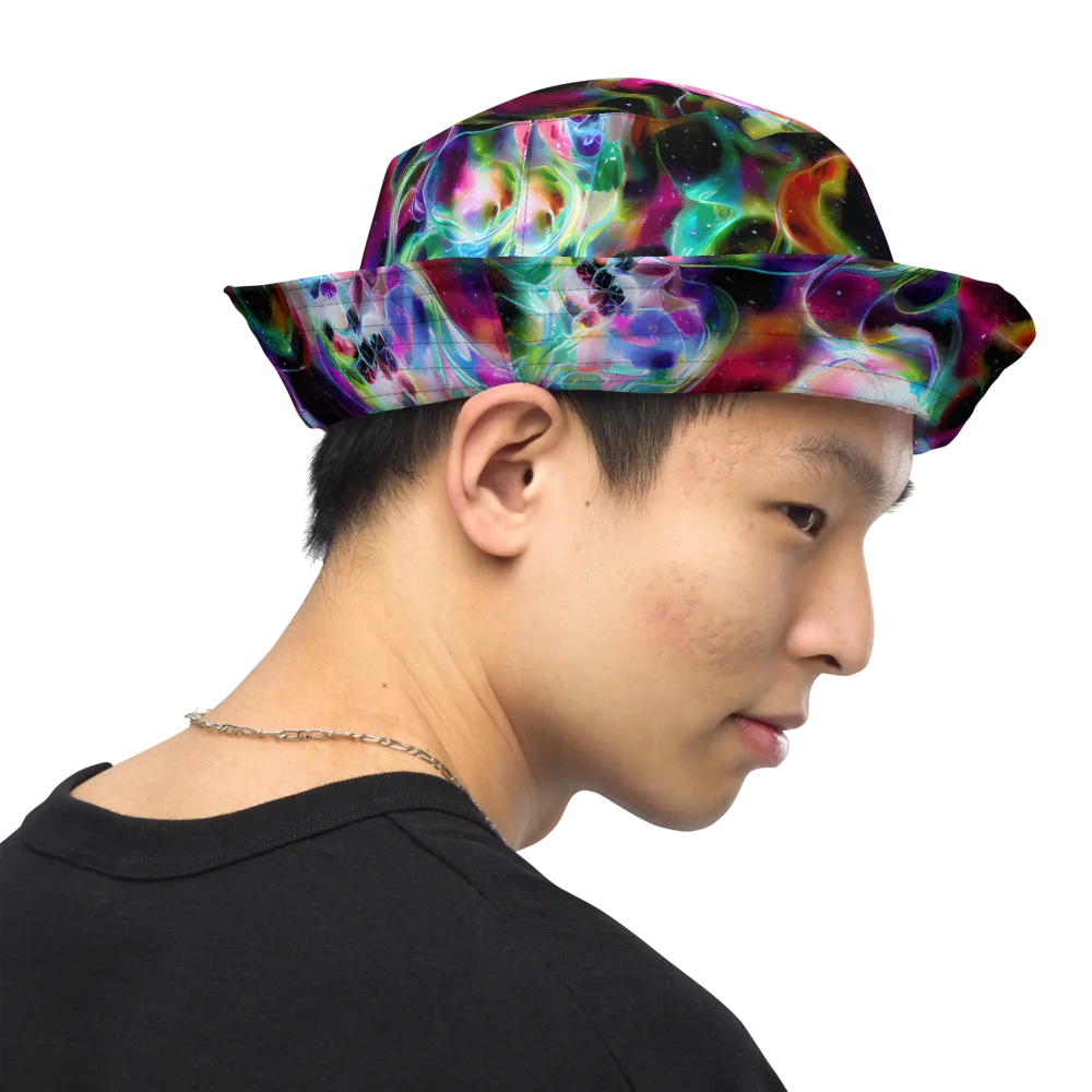 Starfire Marble on Reversible Bucket Hat — Right Outside
